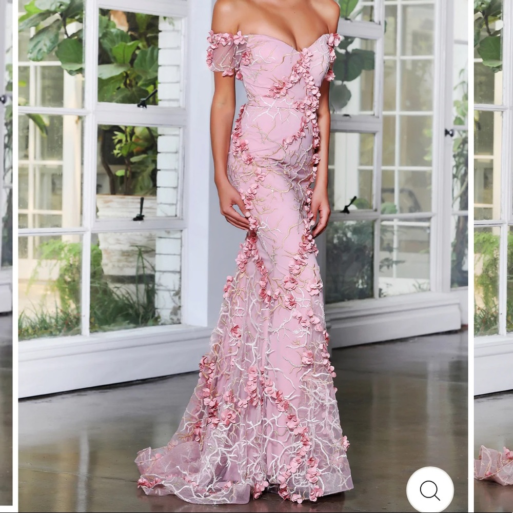 NEW J’Adore JX4028 mystic gown dusty rose